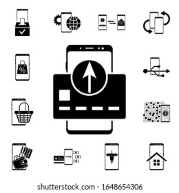 Smartphone, bloqueo, icono de contraseña. Iconos de concepto móvil, conjunto universal para web y móvil