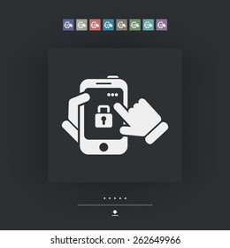 Smartphone locked