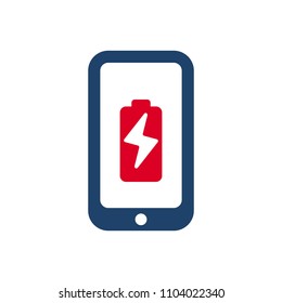 smartphone logo. communication icon. connection symbol. vector eps 08.