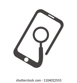 smartphone logo. communication icon. connection symbol. vector eps 08.