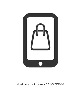 smartphone logo. communication icon. connection symbol. vector eps 08.