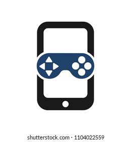 smartphone logo. communication icon. connection symbol. vector eps 08.
