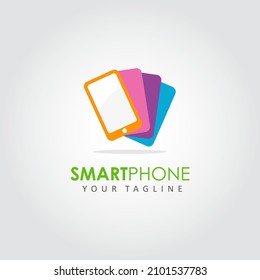 Smartphone logo design vector. Suitable for your business logo