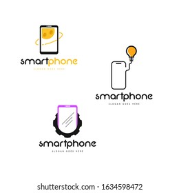 Smartphone Logo Design Vector Template