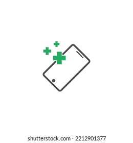 Smartphone logo icon design illustration vector