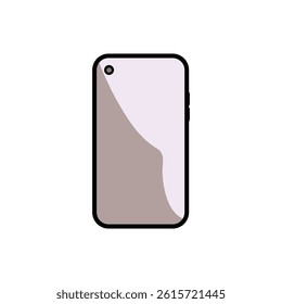 smartphone logo  icon illustration flat
