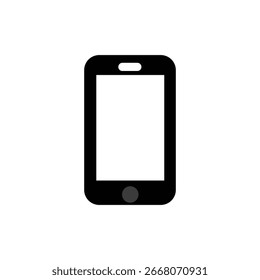 smartphone   Ilustración de icono de logotipo plana