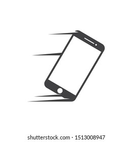 smartphone logo icon vector illustration design template