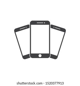 smartphone logo icon vector illustration design template