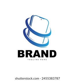 Smartphone Logo, Modern Electronics Vector, Smartphone Shop Design, Electronic Goods
