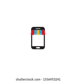 Smartphone logo vector icon design