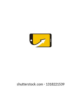 smartphone logo vector icon illurtration