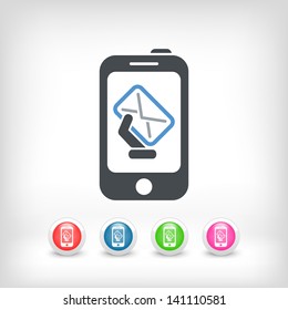 Smartphone mail icon