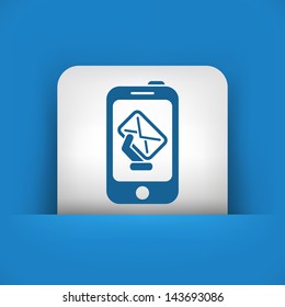Smartphone mail icon