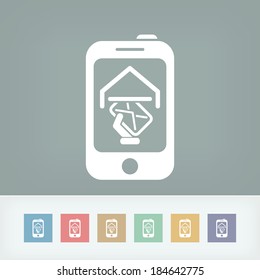 Smartphone mail icon