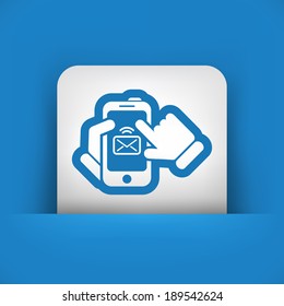 Smartphone mail icon