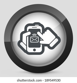 Smartphone mail icon