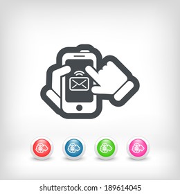 Smartphone mail icon