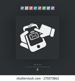 Smartphone mail icon