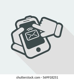 Smartphone mail icon