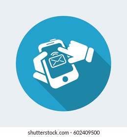 Smartphone mail icon