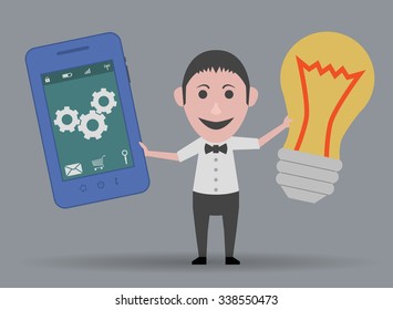 smartphone man thought