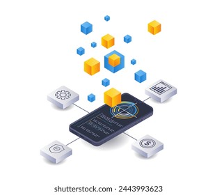 Tecnología de control de red blockchain de gestión de smartphones