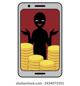 Smartphone materials that convey money and bad people