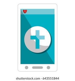smartphone with medical app