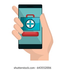 smartphone with medical app