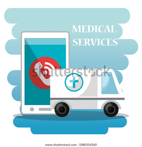 smartphone with medical\
services app