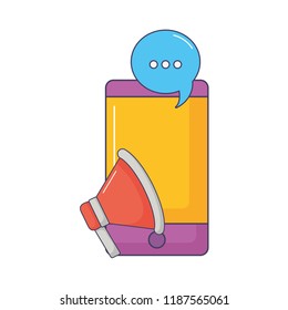 smartphone megaphone device technology gadget