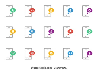 smartphone message icon