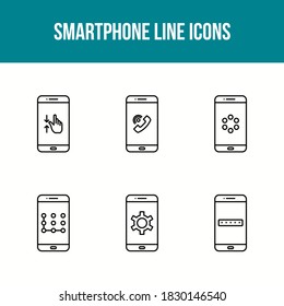 Smartphone and Mobile Apps Vector Icon Set