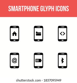 Smartphone and Mobile Apps Vector Icon Set