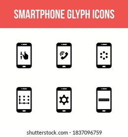 Smartphone and Mobile Apps Vector Icon Set