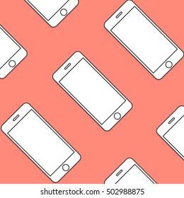 Smartphone Mobile Cellular Phone Modern Communication Device Concept