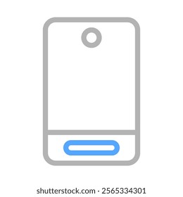 Smartphone mobile device icon. Concept of communication, technology, and connection.