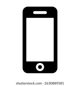 Smartphone Mobile Device Icon - Modern Technology Communication Symbol