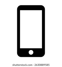 Smartphone Mobile Device Icon - Modern Technology Communication Symbol