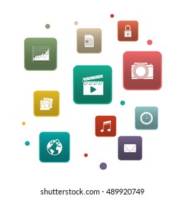 Smartphone mobile and media app design