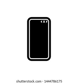 Smartphone, Mobile phone flat icon style isolated on white background.
