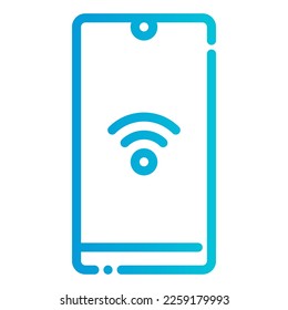 smartphone teléfono móvil Internet de las cosas sin icono de smarthome