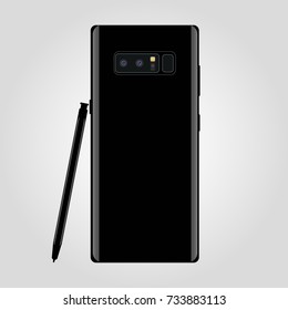 Smartphone, mobile phone isolated 