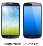 Smartphone, mobile phone isolated, realistic vector illustration.