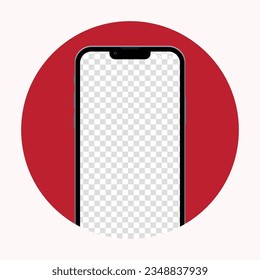 Smartphone, mobile phone isolated, realistic vector illustration.