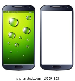 Smartphone, mobile phone isolated, vector illustration.