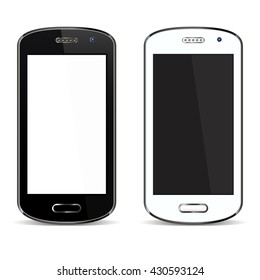 Smartphone, mobile phone isolated, vector illustration.