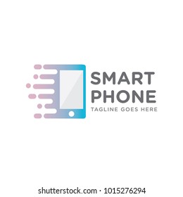 smartphone mobile phone logo icon vector template