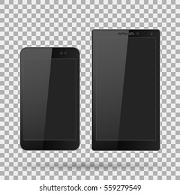 Smartphone, mobile phone realistic on isolate background, vector illustration EPS10